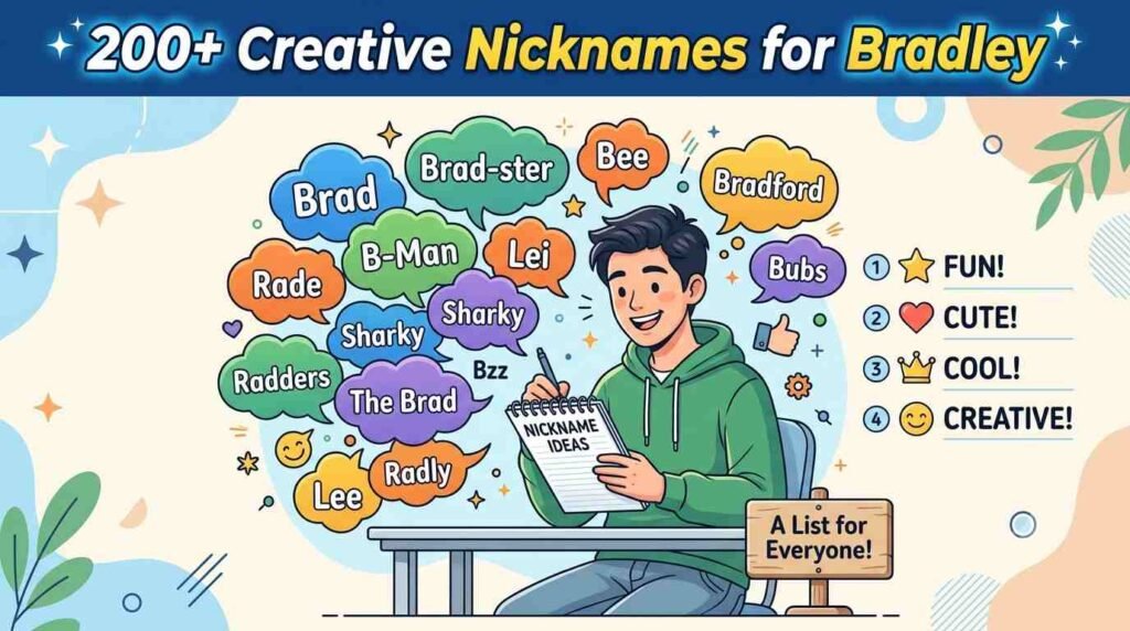 Nicknames for Bradley