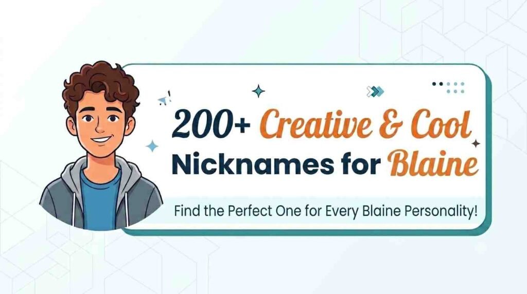 Nicknames for Blaine