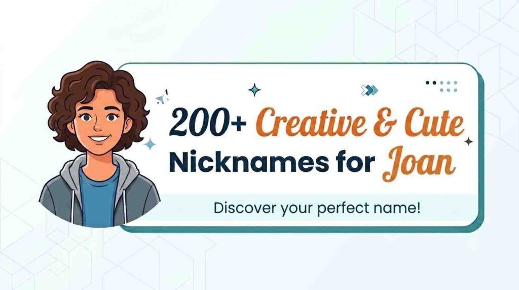 Nicknames for Joan