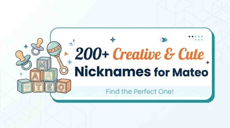 Nicknames for Mateo