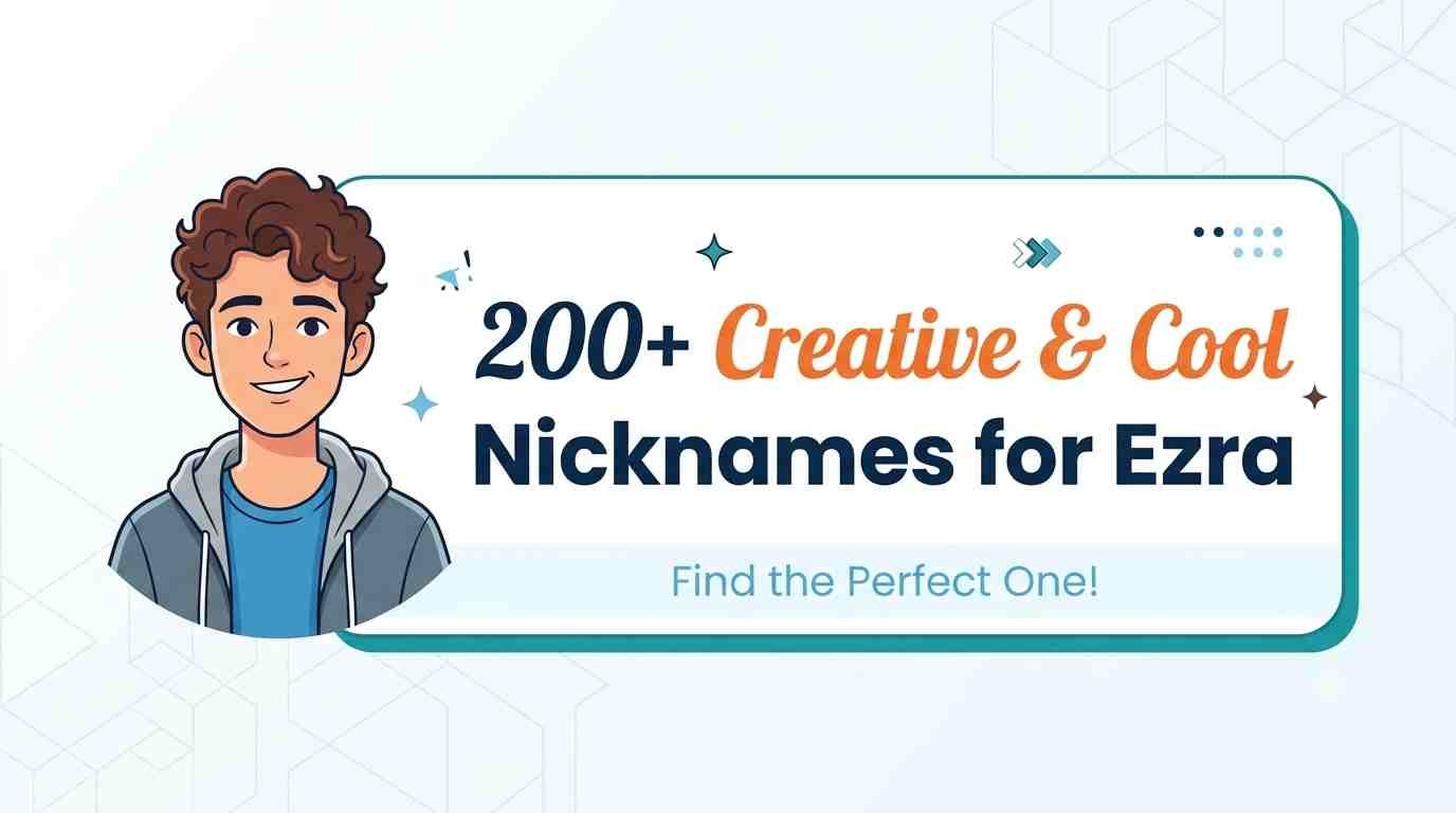 Nicknames for Ezra