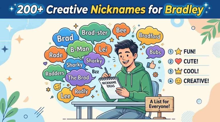 Nicknames for Bradley