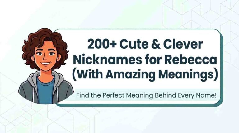 Nicknames for Rebecca