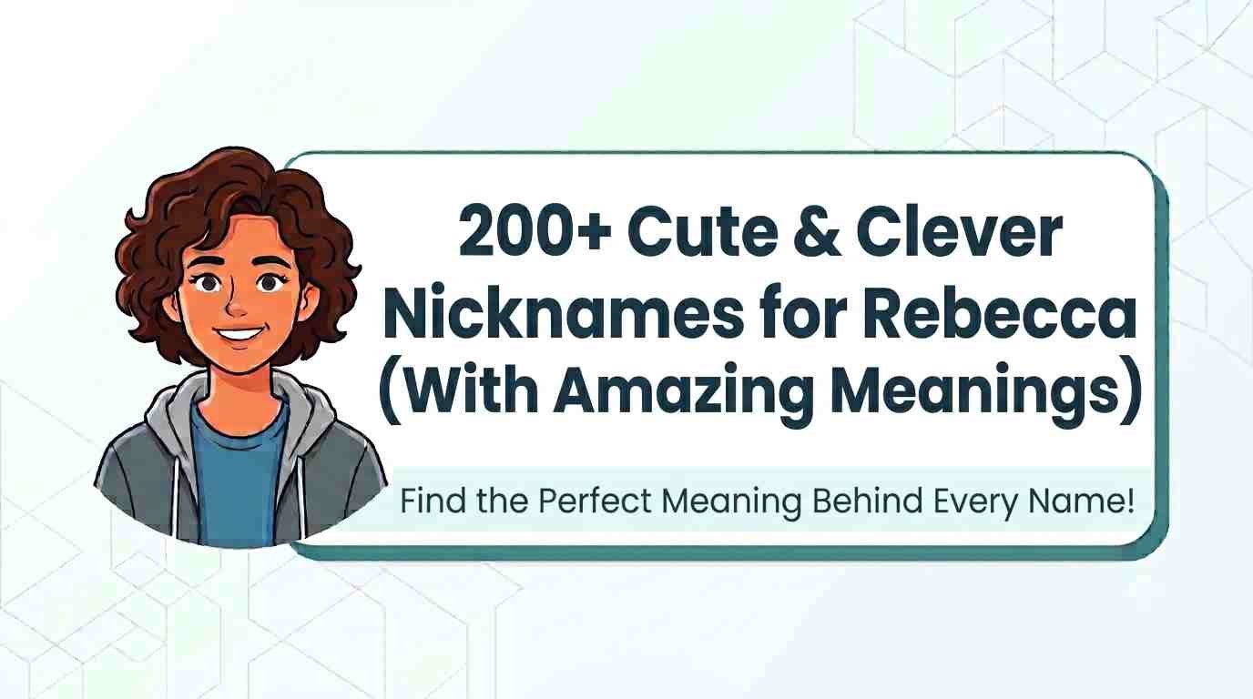 Nicknames for Rebecca
