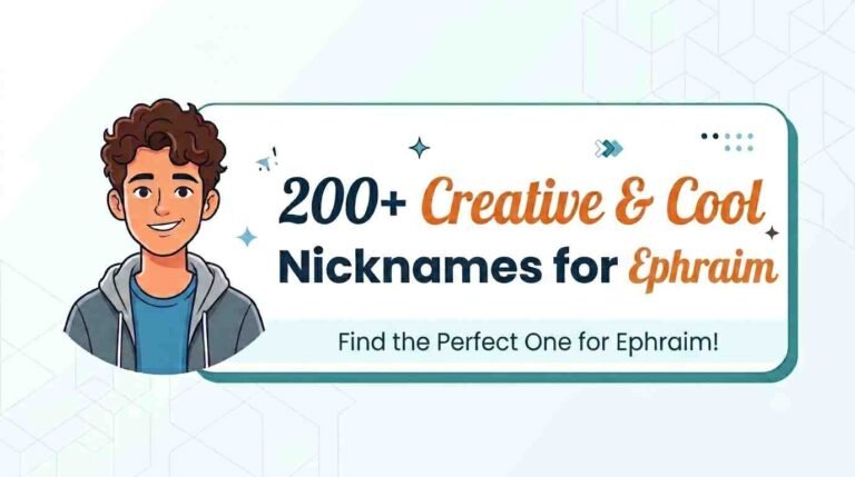 Nicknames for Ephraim