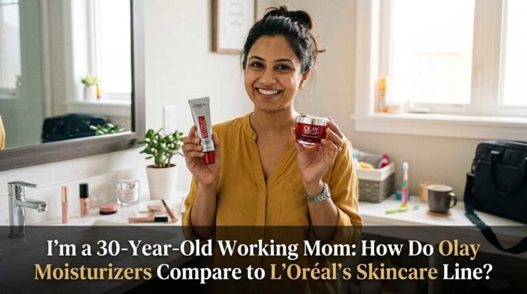 I’m a 30-Year-Old Working Mom: How Do Olay Moisturizers Compare to L’Oréal’s Skincare Line?