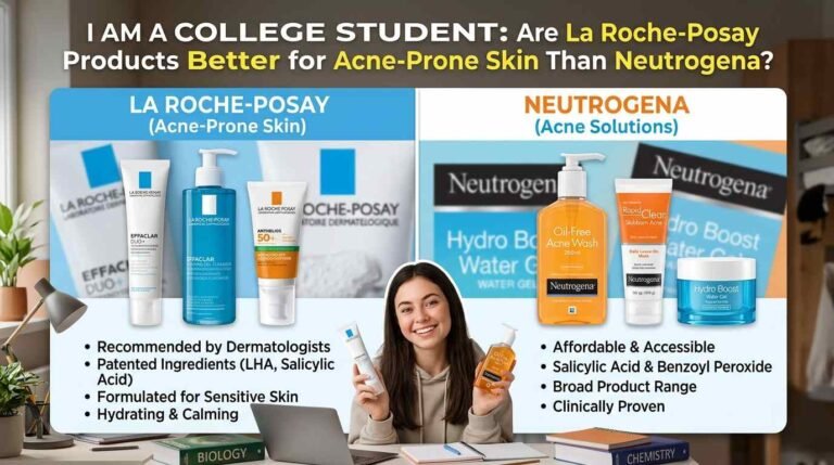 i am a college student. are la roche-posay products better for acne-prone skin than neutrogena?