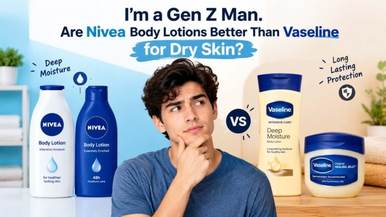 I'm a Gen Z Man. Are Nivea Body Lotions Better Than Vaseline for Dry Skin?